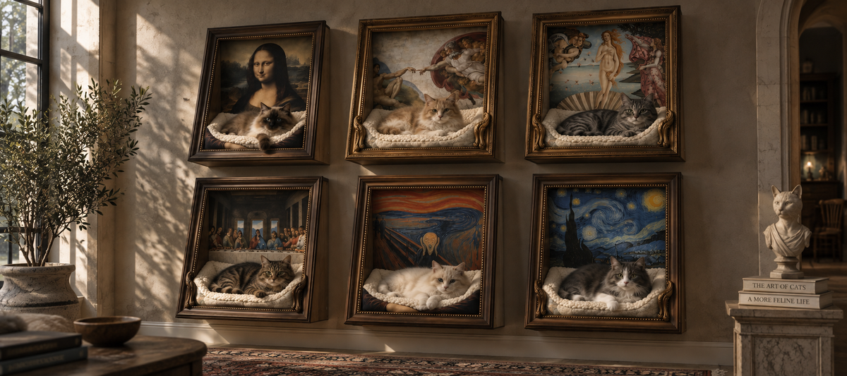 Art until your cat moves in.